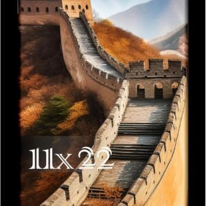 Black Framed Great Wall of China Scenic Print - Image 10