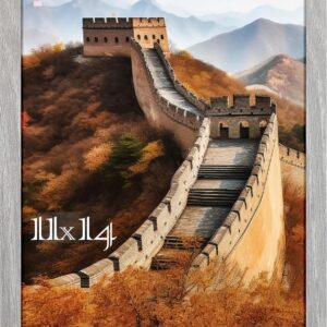 Black Framed Great Wall of China Scenic Print - Image 103
