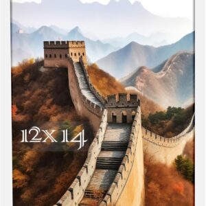 Black Framed Great Wall of China Scenic Print - Image 119