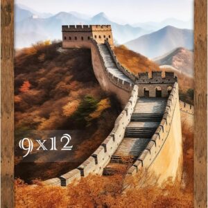Black Framed Great Wall of China Scenic Print - Image 128