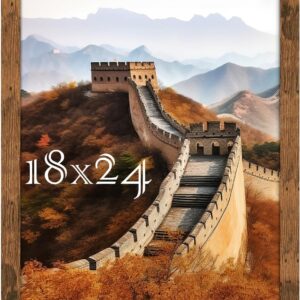 Black Framed Great Wall of China Scenic Print - Image 133