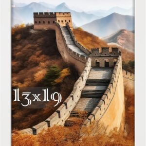 Black Framed Great Wall of China Scenic Print - Image 137
