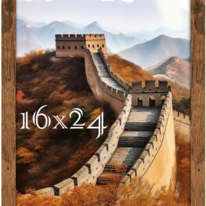 Black Framed Great Wall of China Scenic Print - Image 140