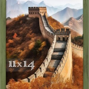 Black Framed Great Wall of China Scenic Print - Image 18