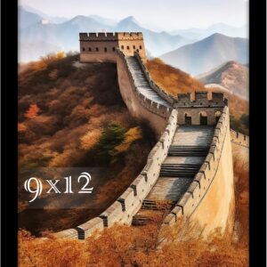Black Framed Great Wall of China Scenic Print - Image 27