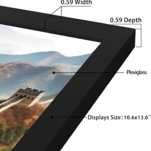 Black Framed Great Wall of China Scenic Print - Image 4