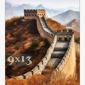 Black Framed Great Wall of China Scenic Print - Image 47