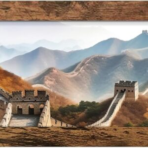 Black Framed Great Wall of China Scenic Print - Image 48