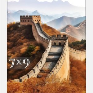 Black Framed Great Wall of China Scenic Print - Image 50