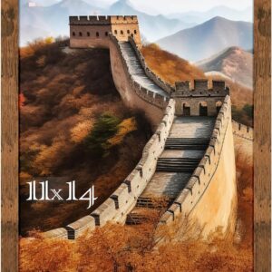 Black Framed Great Wall of China Scenic Print - Image 51