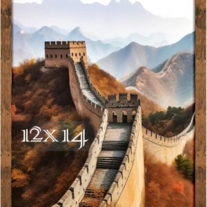 Black Framed Great Wall of China Scenic Print - Image 56
