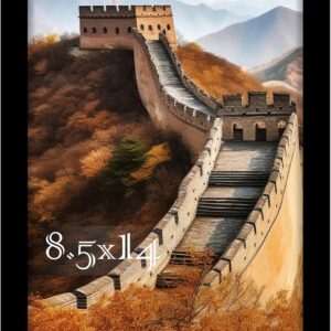 Black Framed Great Wall of China Scenic Print - Image 58