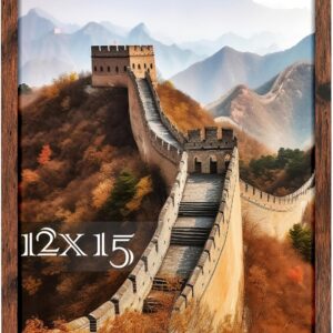 Black Framed Great Wall of China Scenic Print - Image 60