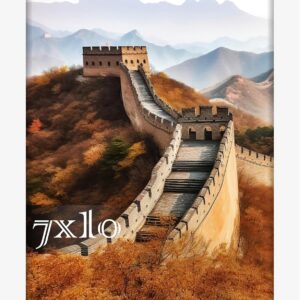 Black Framed Great Wall of China Scenic Print - Image 64