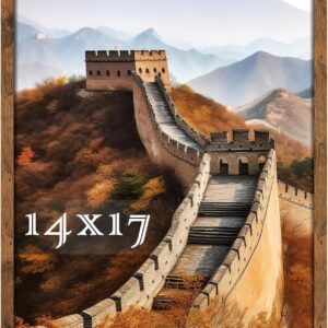 Black Framed Great Wall of China Scenic Print - Image 71