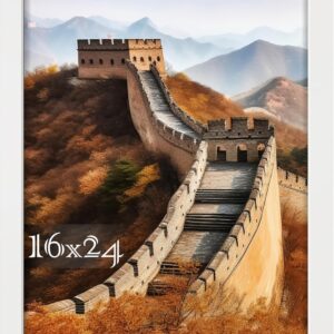 Black Framed Great Wall of China Scenic Print - Image 72