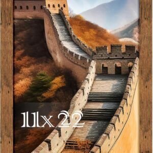 Black Framed Great Wall of China Scenic Print - Image 77