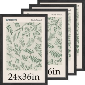 Black Wood 5x7 Inch Picture Frame Set - Image 12