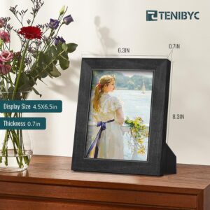 Black Wood 5x7 Inch Picture Frame Set - Image 2