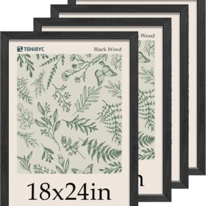 Black Wood 5x7 Inch Picture Frame Set - Image 56