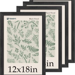Black Wood 5x7 Inch Picture Frame Set - Image 62