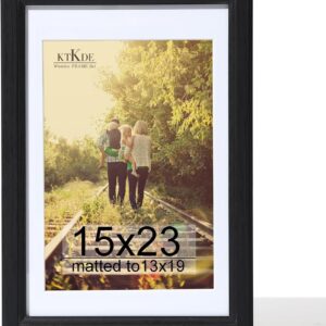 Black Wood Composite 8x10 Picture Frame with Mat and Tempered Glass - Image 102
