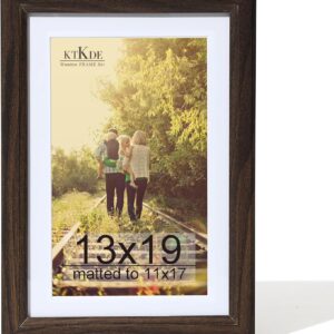 Black Wood Composite 8x10 Picture Frame with Mat and Tempered Glass - Image 21