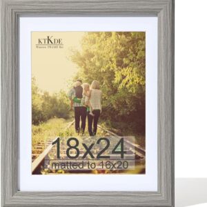 Black Wood Composite 8x10 Picture Frame with Mat and Tempered Glass - Image 25