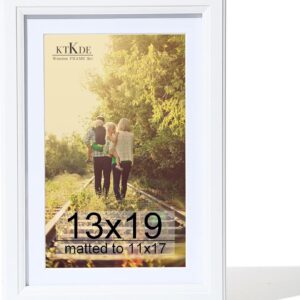 Black Wood Composite 8x10 Picture Frame with Mat and Tempered Glass - Image 28