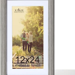 Black Wood Composite 8x10 Picture Frame with Mat and Tempered Glass - Image 32