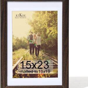 Black Wood Composite 8x10 Picture Frame with Mat and Tempered Glass - Image 40