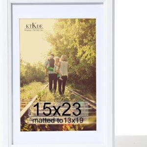 Black Wood Composite 8x10 Picture Frame with Mat and Tempered Glass - Image 58