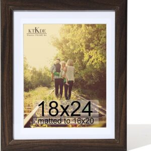Black Wood Composite 8x10 Picture Frame with Mat and Tempered Glass - Image 62
