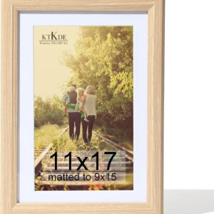 Black Wood Composite 8x10 Picture Frame with Mat and Tempered Glass - Image 68