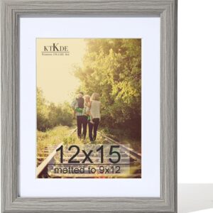 Black Wood Composite 8x10 Picture Frame with Mat and Tempered Glass - Image 81