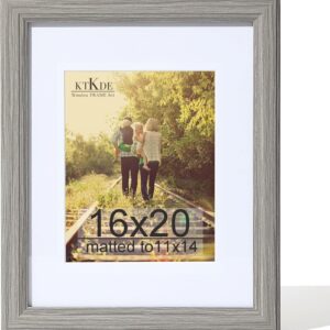 Black Wood Composite 8x10 Picture Frame with Mat and Tempered Glass - Image 86