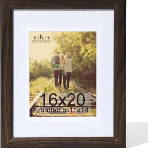 Black Wood Composite 8x10 Picture Frame with Mat and Tempered Glass - Image 89