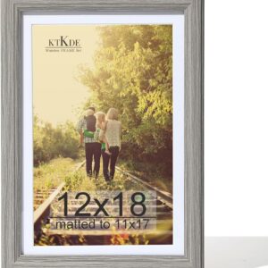 Black Wood Composite 8x10 Picture Frame with Mat and Tempered Glass - Image 99