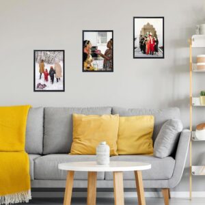 Alternative view of Black 10x14 Inch Wall Hanging Picture Frame for Photos and Art