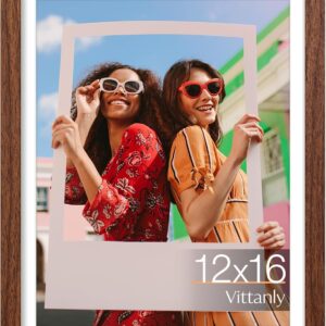Vittanly 11x14 Picture Frame, Display Pictures 8x10 with Mat or 11x14 without Mat, Photo Frame for Wall Mounting, Black, 1 Pack - Image 102