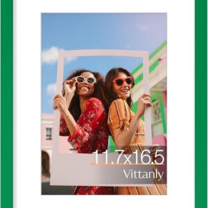 Vittanly 11x14 Picture Frame, Display Pictures 8x10 with Mat or 11x14 without Mat, Photo Frame for Wall Mounting, Black, 1 Pack - Image 104