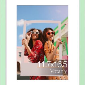 Vittanly 11x14 Picture Frame, Display Pictures 8x10 with Mat or 11x14 without Mat, Photo Frame for Wall Mounting, Black, 1 Pack - Image 105