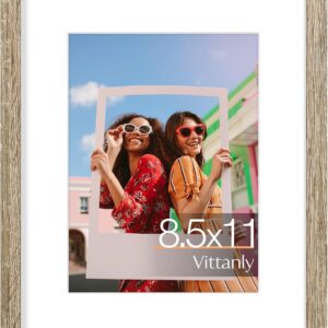 Vittanly 11x14 Picture Frame, Display Pictures 8x10 with Mat or 11x14 without Mat, Photo Frame for Wall Mounting, Black, 1 Pack - Image 11