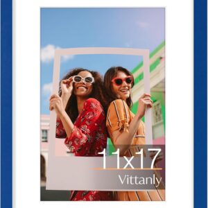 Vittanly 11x14 Picture Frame, Display Pictures 8x10 with Mat or 11x14 without Mat, Photo Frame for Wall Mounting, Black, 1 Pack - Image 111