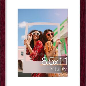 Vittanly 11x14 Picture Frame, Display Pictures 8x10 with Mat or 11x14 without Mat, Photo Frame for Wall Mounting, Black, 1 Pack - Image 124