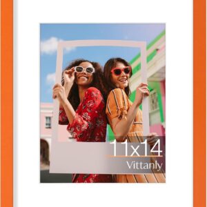 Vittanly 11x14 Picture Frame, Display Pictures 8x10 with Mat or 11x14 without Mat, Photo Frame for Wall Mounting, Black, 1 Pack - Image 126