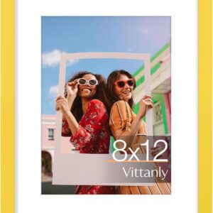 Vittanly 11x14 Picture Frame, Display Pictures 8x10 with Mat or 11x14 without Mat, Photo Frame for Wall Mounting, Black, 1 Pack - Image 127