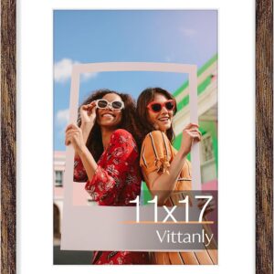 Vittanly 11x14 Picture Frame, Display Pictures 8x10 with Mat or 11x14 without Mat, Photo Frame for Wall Mounting, Black, 1 Pack - Image 128