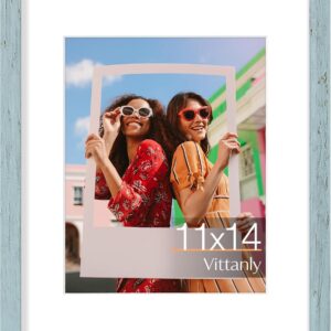 Vittanly 11x14 Picture Frame, Display Pictures 8x10 with Mat or 11x14 without Mat, Photo Frame for Wall Mounting, Black, 1 Pack - Image 136