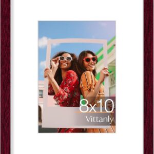 Vittanly 11x14 Picture Frame, Display Pictures 8x10 with Mat or 11x14 without Mat, Photo Frame for Wall Mounting, Black, 1 Pack - Image 143